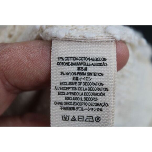 Free People Marshmallow Stripe Sweater In Cream Size: Small - Picture 6 of 6